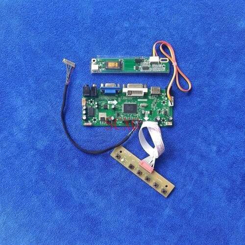 HDMI-compatible VGA DVI MNT68676 controller driver board LVDS-20Pin 1CCFL LCD monitor DIY Kit 1024*768 For LTD121LA3S/LTD121LA4S