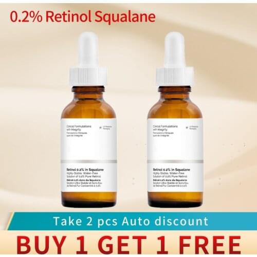 Retinol Serum 0.2% Squalane Essence Anti-Aging Anti-Wrinkle Exfoliating Skin Care Essence Original Anti-Aging Serum Ordinarry