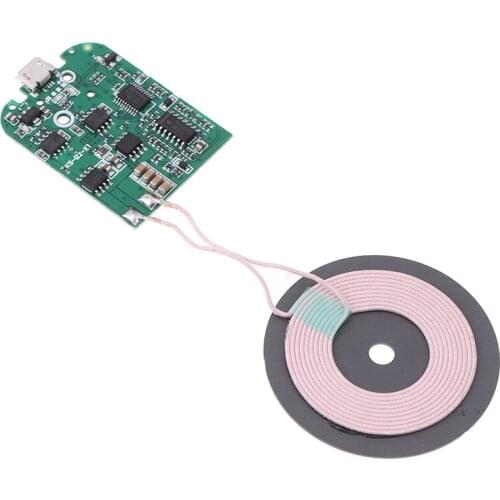 1pc universal Portable 15W Qi Fast Charging Wireless Charger PCBA DIY standard Accessories transmitter module coil circuit board