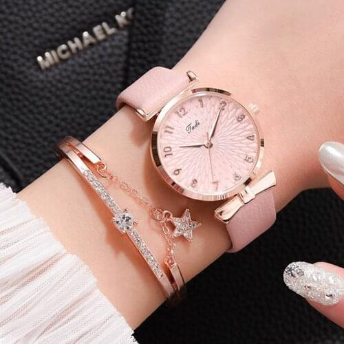 Ladies Watch With Leather Strap Yuhao China