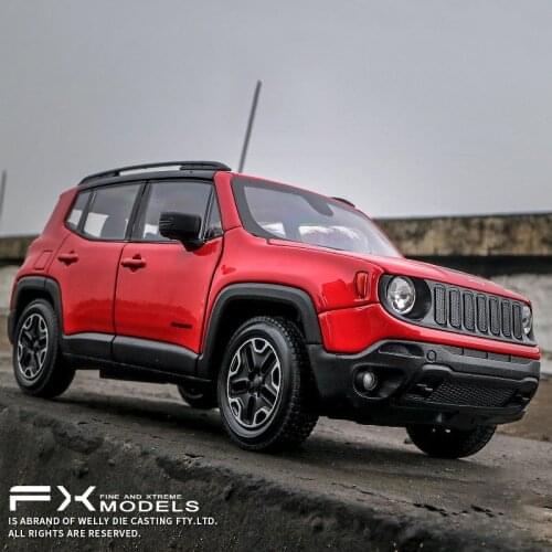 1:24 Jeep Renegade Trailhawk SUV Alloy Car Model Diecasts & Toy Vehicles Collect Car Toy Boy Birthday gifts