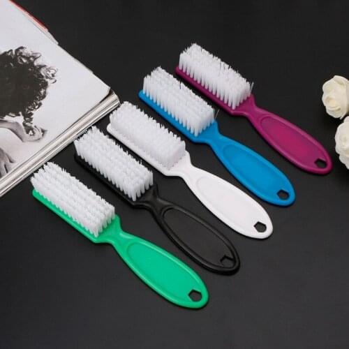 1pc Nail Dust Scrub Nail Plastic Brush For File Manicure Pedicure Tool Dust Cleaning Nail Art Supplies #11