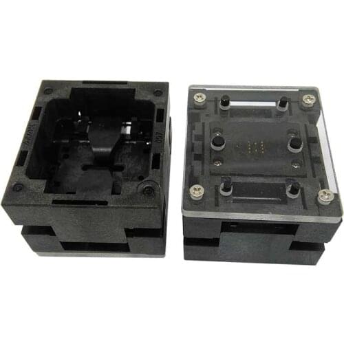 1pcs WSON8 top window test seat DFN8-0.8 pitch 4x3mm pressurization probe aging seat