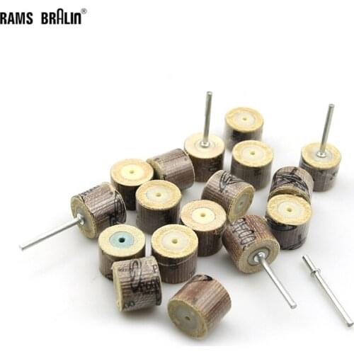 100 pieces/pack Sandpaper Grinding Head 3mm Shaft Mounted Flap Wheel Dremel Drill Air Grinder Tool