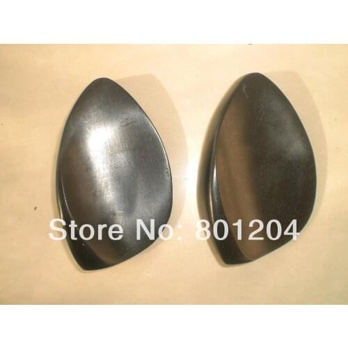 2 PCs High Quality Violin Ebony Chin rest 4/4 002# without chin rest holes