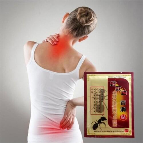 24Pcs Black Ant Analgesic Plasters Muscle Arthritis Neck Body Pain Care Patch Lumbar disc protrusion Cervical spondylosis treatm