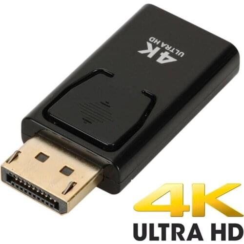 4Kx2K Display Port DP Male to HDMI-compatible Female Converter Adapter for HDTV Monitor