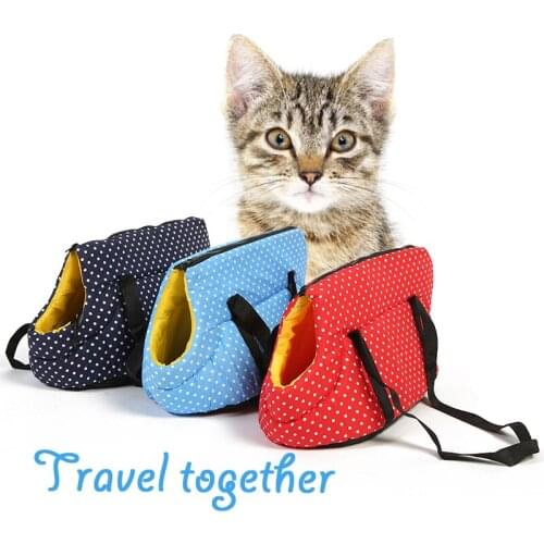 Pet Accessorie Dog Carrier for Cat Backpack Puppy Small Bags Outdoor Hiking Travel Shoulder Dot Printed Products