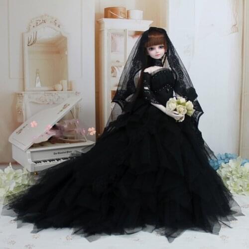 1/4 1/3 scale BJD clothes accessories vintage Wedding dress set for BJD/SD MSD SD13 girl EID woman doll accessories C0408
