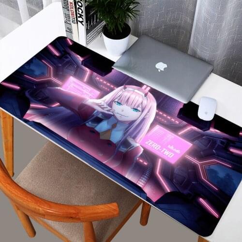 Darling In The Franxx Overlock Large Gaming Mouse Pad For Lol 800x300mm Xl Game Mousepad Keyboard Mat Carpet Keyboard Pad