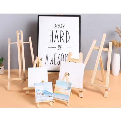 A4/A3 Beech Wood Table Easel For Artist Easel Painting Craft Wooden Stand For Party Decoration Art Supplies 30cm/40cm/50cm