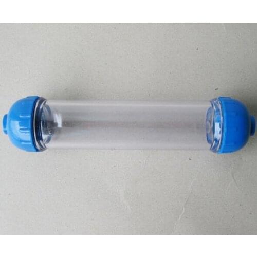 Water filter parts Small T33 transaprent plastic straight housing