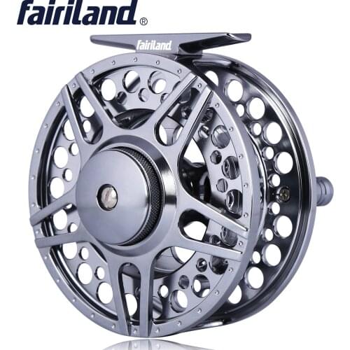 70 80 90 100mm 3BB Fly Fishing Reel CNC Machined Full Aluminum Ice Spool w/ INCOMING CLICK Lift/Right Hand Interchangeable