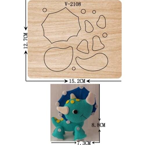 New dinosaur wooden dies cutting dies for scrapbooking Multiple sizes V-2108