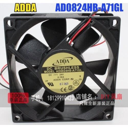 NEW ADDA AD0824HB-A71GL 8025 24V 8CM cooling fan