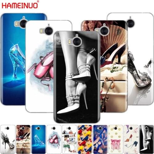 HAMEINUO High heels shoes ballerina cell phone Cover Case for huawei honor 3C 4X 4C 5C 5X 6 7 Y3 Y6 Y5 2 II Y560 2017