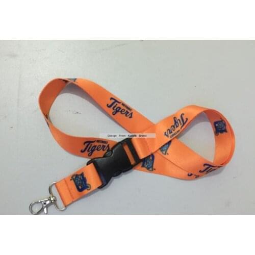25MM Orange Polyester Flat Neck Lanyard Custom Quickly Released Safety Lanyard For Promotion Business Giveaways Strap