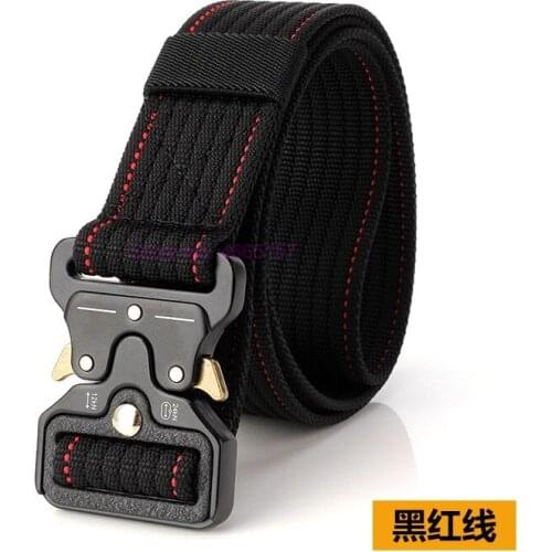 By DHL 50pcs Quick-releasing For 3.8 Deduction Outside The Belt Tactical Nylon Belt Outdoor Training Belt Sport Belt