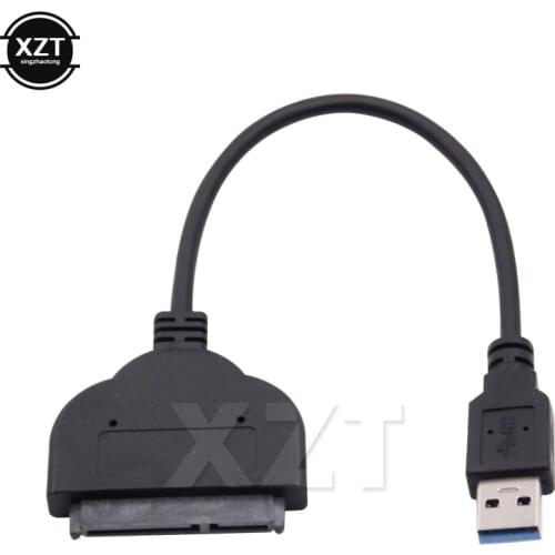 USB 3.0 to SATA Adapter Cable Converter 22 pin For 2.5 inch HDD SSD Hard Disk Laptop SATA Adapter Cable USB3 For PC Computer