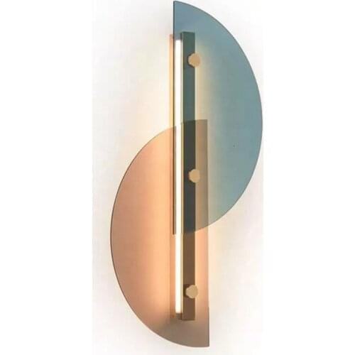 Modern Glass Cast Led Wall Mounted Art Deco Lamp For Living Room Lustre Led Luminaire Applique wall lights for home