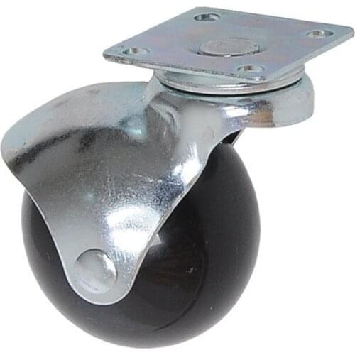 1.5/2.0 inch flat bottom universal casters PP ball wheel Furniture casters Crib universal wheel 5pcs