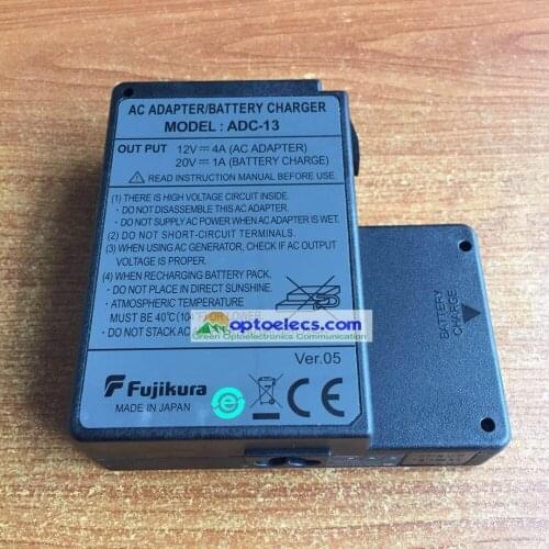 DHL Free Shipping ADC-13 AC adapter for FSM-60S FSM-60R FSM-18S FSM-18R Fusion Splicer Battery Power Charger