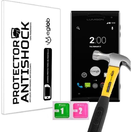 Protector de Pantalla Anti-Shock Anti-Golpe Anti-arañazos Compatible con Lumigon T2 HD