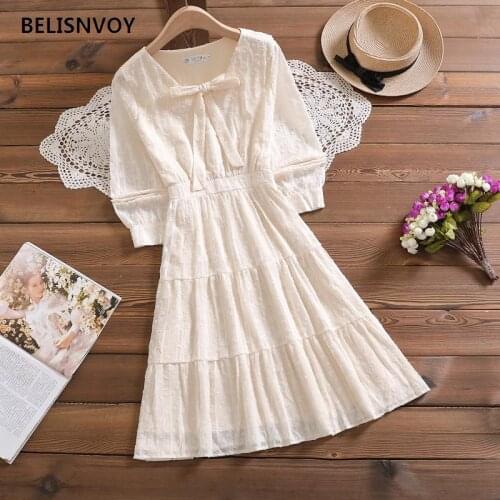2021 Elegant Ruffles Women Layered Dress Long Sleeve Bow Female Chiffon hollow out Maxi Dress Spring Party Vestidos Femme