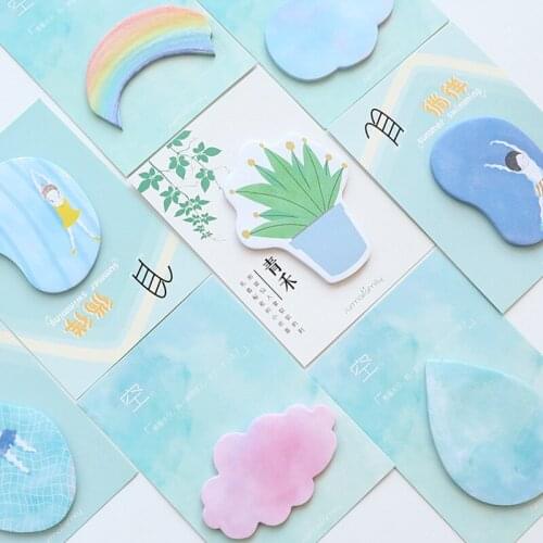 1pcs 3029 Stationery Barley Multi-color Basic Sticky Mini N Times Stick Note Sticker