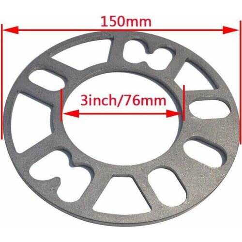 5mm Car Aluminum Alloy Wheel Spacer Gasket Wheels Tires Auto Parts Wheel HubCar Accessaries
