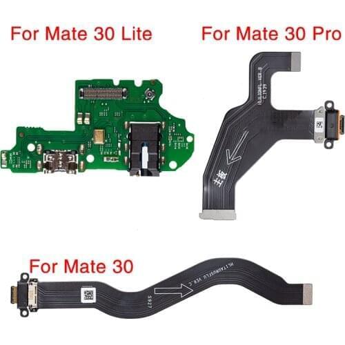 5pcs/lot Charger Data Flex Cable For Huawei Mate 30 Lite Pro USB Charging Port Dock USB Connector Replacement Parts