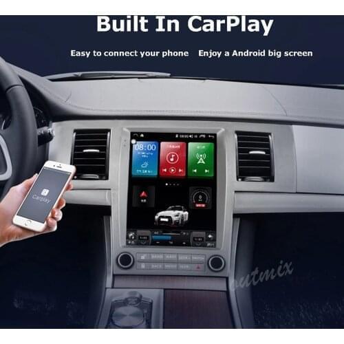 9.7" Android 10 Car Video Player For Jaguar XF 2004-2015 6+128G With Bluetooth Head Unit Stereo GPS Navigation Multimedia Player