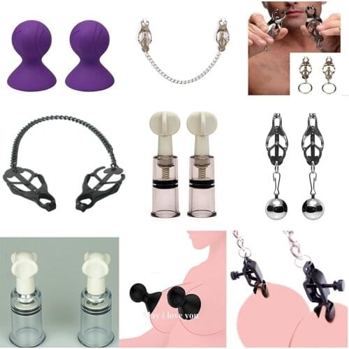 BDSM Nipple Suction Cups Clamps Suckers Erect Boob Clit Enlarger,Clitoris Pincher Bondage,Adult Toys