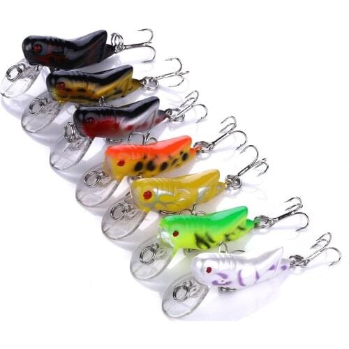 45mm 4.1g Cicada Locust Bait Artificial Insect Bait Bugs Fishing Lure Hard Bait Grasshopper Luminous for Freshwater Bass Fishing