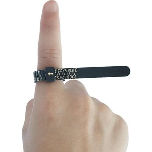 Measuring Finger Standard Ring Circle US/Hong Kong/Japan/Europe/UK Tape Ruler Jewelry Accessory Measure Gauge Tool N58F