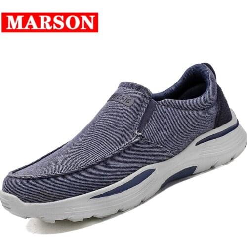 New Mens Casual Shoes Canvas Breathable Loafers Male Comfortable Outdoor Walking Shoes Classic Loafers Men Sneakers Zapatillas