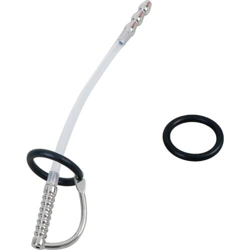 Male Urethral Sound Penis Plug Probe Catheter Prince Wand Male Hands Free Masturbator Ball Stretcher Sex Toy For Man New