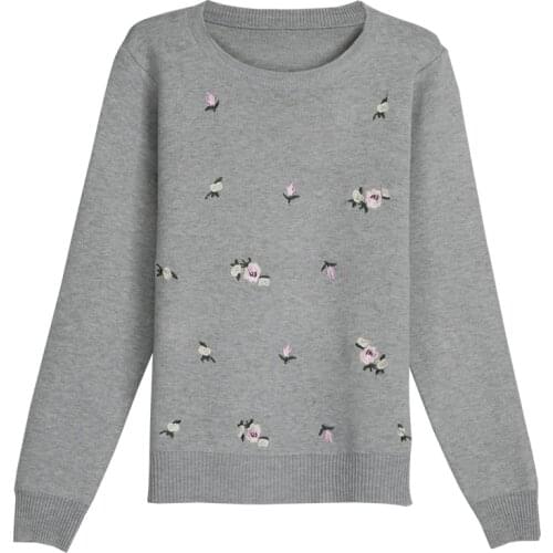 OHCLOTHING 2021 Autumn Sweater Women Embroidery Knitted Winter Women Sweater And Pullover Female Tricot Jersey Jumper Pull Femme