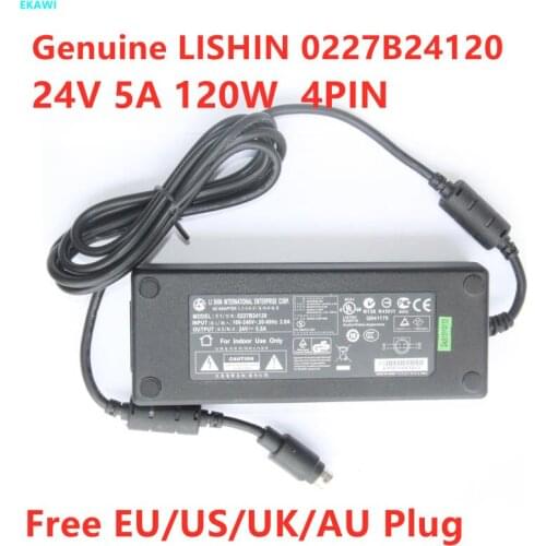 Genuine LISHIN 0227B24120 24V 5A 120W AC Adapter For TOSHIBA TVS 20WL56B 23WL46G 23WLT46B FSP120-ACB Laptop Power Supply Charger