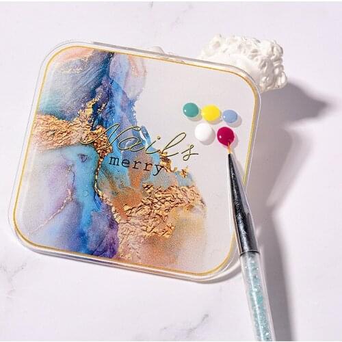 Japanese Style Nails Plate Nail Polish Gel Palette Nail Art Manicure Display Board Photo Props for Nail Decorations Shower Tools