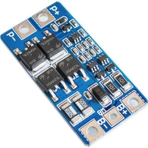 2S 10A 7.4V 18650 lithium battery protection board 8.4V balanced function/overcharged protection