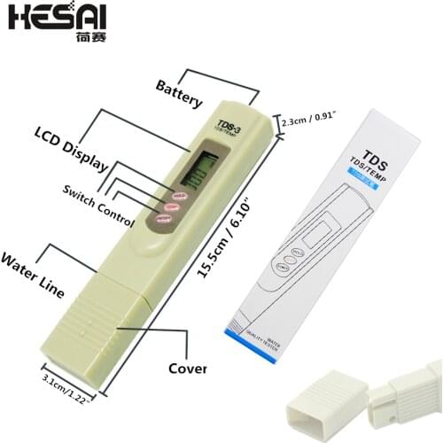 TDS-3 Portable Pen Digital TDS Meter Filter Measuring Water High Quality Purity Tester