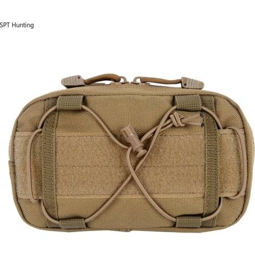 Abay Outdoor Utility EDC Tactical Admin Map Pouch Molle Belt Waist Bag Climbing Hiking Hunting Airsoft Military Organizer Bags