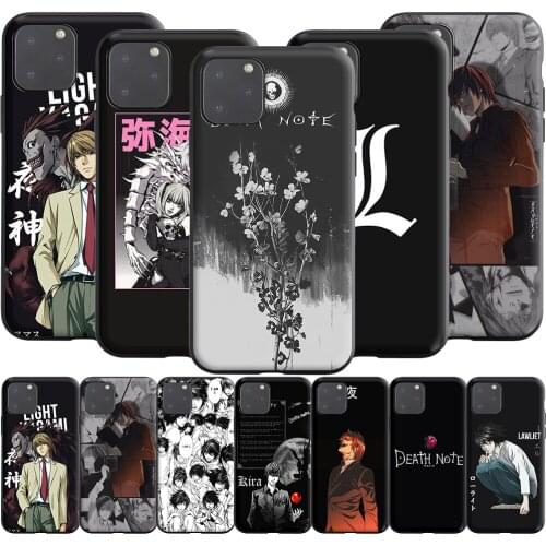 Anime Death Note Silicone Case for Realme Narzo 30A GT NEO C3 C25 C21 C20 C17 C15 C12 C11 8 7 7i 6 6i Pro
