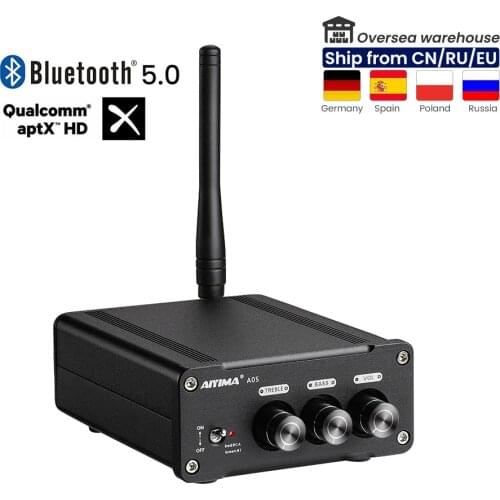 AIYIMA TPA3221 Bluetooth 5.0 Amplifier APTX-HD Bluetooth QCC3034 Stereo Digital Power Amp Sound Amplifier Speaker Home Theater