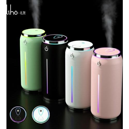 3 in 1 New Exquisite USB Humidifier Aroma Diffuser Cool Mist LED Night Light Mute Air Humidifier with fan