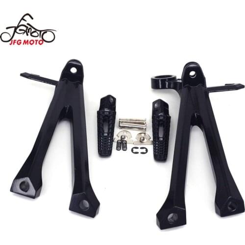 Motorcycle Rear Footpegs Bracket Mount Footpegs Foot Pegs Pedal For SUZUKI GSXR600 750 2011-2013