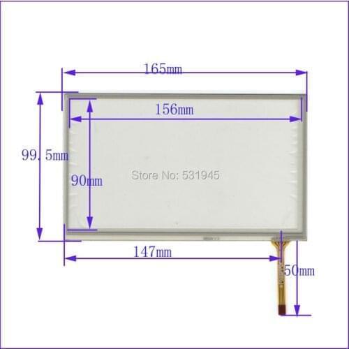 ZhiYuSun For DVM-8500G New 7 Inch Touch Screen for 7GPS the GLASS is for tble compatible for gps car
