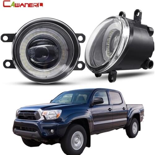 2 X Angel Eye Fog Light Assembly Car LED Fog Daytime Running Lamp DRL 30W 12V For Toyota Tacoma 2012 2013 2014 2015 2016