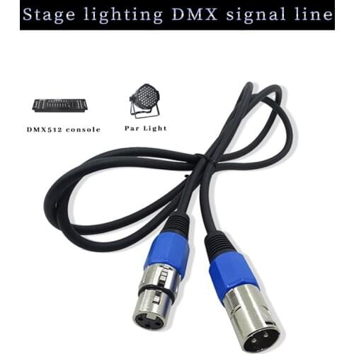 3-PIN DMX Signal Line, (1M-5M,6M,7M,8M,9M,10M,15M,20M) Use For LED PAR DMX Cable Stage Lighting Equipment